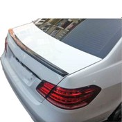 Resim Mercedes W212 Uyumlu Amg Kalın Spoiler Boyalı Fiber 