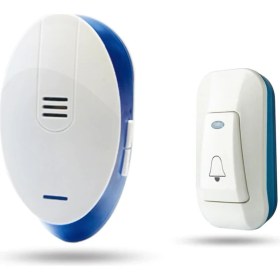 Resim Aogo Priz Beslemeli 32 Polifonik Melodi Su Geçirmez Kablosuz Kapı Zili 150M Mesafe 220V 