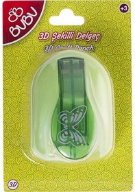 Resim Bu-bu 3d Kelebek Şekilli Delgeç Kod:bubu-de0017 Çok Renkli 