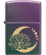 Resim Zippo Çakmak 48587-103660 49146 Lotus Moon Design 