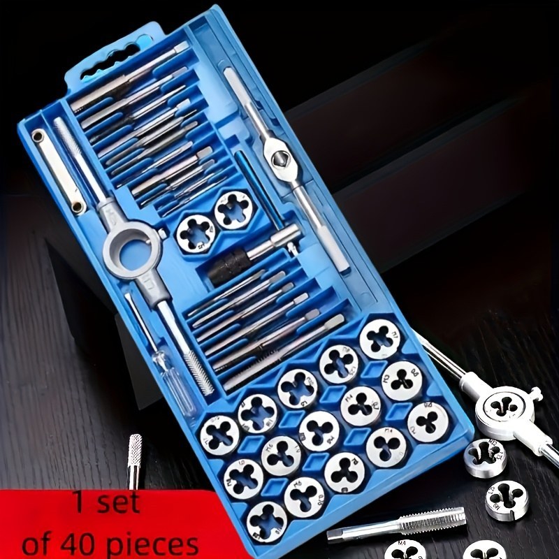 Promaster Tools Chrities Tools 40 Parça Promaster Metrik Diş Seti Matkap ve Kılavuz ...
