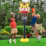 Resim Çocuklar İçin Ayarlanabilir Yükseklikte Basketbol Potası Seti, Top ve Pompalı - Kolay Montaj, İç Mekan & Dış Mekan Oyunları, Beceri Gelişimi ve Aile Oyunları İçin Mükemmel. Doğum Günleri, Çocuk Bayramı, Şükran Günü, Cadılar Bayramı ve Noel İçin İdeal Hediye 