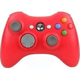 Resim Xbox 360 İçin Kırmızı Usb Kablolu Gamepad / Windows 7/8/10 İçin İnce Kontrol Cihazı Steam Oyunu İçin Microsoft Pc Kontrol Cihazı Desteği 
