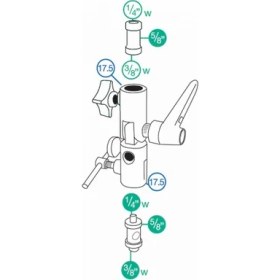 Resim Manfrotto Ma 026 Swiveling Adaptor 