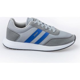 Resim Jump 26231 Gri - Royal Mavi Kadın Sneaker Günlük Spor Ayakkabı Çok Renkli 