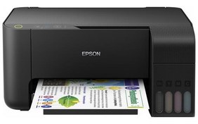 Resim Epson L3110 Yazıcı-Tarayıcı-Fotokopi Renkli Mürekkep Tanklı Yazıcı 