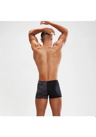 Resim Speedo V-cut Aquashort Erkek Yüzücü Mayosu Siyah 