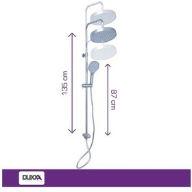 Resim Duxxa Icon Rain Duş Seti Krom D.112 Krom 