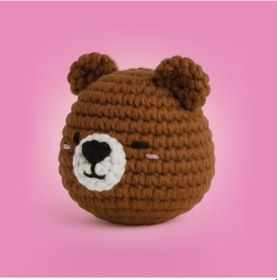 Resim Mini Ayı Örgü Kiti - Amigurumi Tığ Kiti 