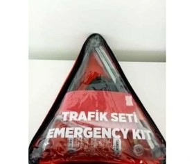Resim Oscar Oto Trafik ve Ilkyardım Seti Üçgen Tüvtürk Onaylı 