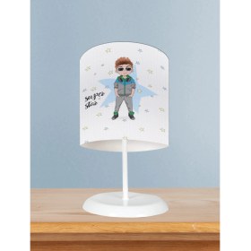 Resim Mekta Home Bebek ve Çocuk Odası Süper Star Yıldızlı Abajur 