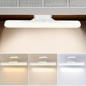 Resim 30cm LED Dolap Işık Çubuğu, 3 Renk Modu Düzenlenebilir, USB Şarj Edilebilir, 1200mAh, 36V, Ayna, Mutfak, Gardırop, Yatak Başı, Masa, Ev Kullanımı, 18650 Batarya Uyumlu 