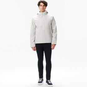 Resim Nautica Erkek Gri Regular Fit Kapüşonlu Su Geçirmez Yağmurluk 