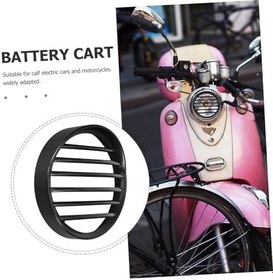 Resim PartyKindom Far Koruyucu Kapak Far Koruması Alüminyum Alaşımlı Siyah Far Lambası Kapağı Far Kapağı 