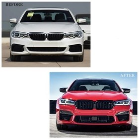 Resim Bmw 5 Serisi G30/g38 2018-2020 Uyumlu 2021 M5 G30/g38 Yükseltme Body Kit Makyajlama Seti-hazır Stok 