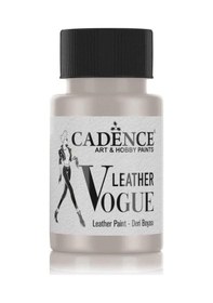 Resim Leather Vogue Deri Boyası Metalik Lvm-07 Gümüş 50 Ml 