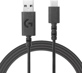 Resim NoirVogel Type-C Şarj Kablosu, USB C - USB (6 ft) Logitech G502X Kablosuz G502X Plus G Pro X Superlight 2 Oyun Faresi G Pro X 2 Lightspeed G733 Kulaklık 