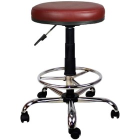 Resim Bürocci Metal Ayaklı Yüksek Tabure-Bordo-2999T0102 