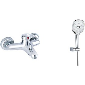 Resim Gms Nrn103 Narin Mix Banyo Bataryası + Ürgüp Yst511 Duş Seti Krom 