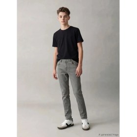 Resim LC Waikiki Lcw Kids Gri Süper Skinny Fit Erkek Çocuk Jean Pantolon 