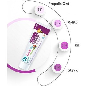 Resim Dkdent Orman Meyveli Florürsüz Çocuk Diş Macunu 50 Ml X 2 Adet Çürük Önleyici 