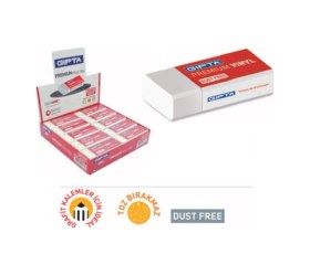 Resim Silgi Vinyl Dust Free Beyaz 20 Li Paket K2312 
