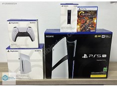 Resim SONY PS5 PRO + Contra + 2 Kol + Disk Sürücü + Şarj Standı +TAKAS 