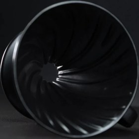 Resim Vestron Siyah V60 02 Dripper Seramik Kahve Demleme Ekipmanı (Black Ceramic) 