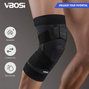 Resim 1 Adet VBOSI Diz Stabilizer Korsesi - Kompresyon Uyumlu & Ayarlanabilir Kayışlı, Nefes Alabilen Siyah Erkek ve Bayanlar İçin Ligament ve Kas Destek Kolu / PLC Spor Fiziksel, Dizlik, Dizlikler, Diz Egzersizi Aleti, Diz Egzersiz Ekipmanı, Diz Egzersizleri, Diz Bandı, Diz Protezi, Diz Egzersizi, Diz Traksiyonu, Diz Ameliyatı, Diz Hareketliliği, Diz Destekleri 