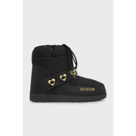 Resim Love Moschino Logolu Kemer Detaylı Büzgülü Kar Botu Bayan Kar Botu JA24182G0NISD00A 