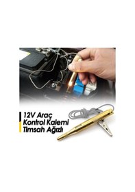 Resim 12 v Araç Kontrol Kalemi Timsah Ağızlı 