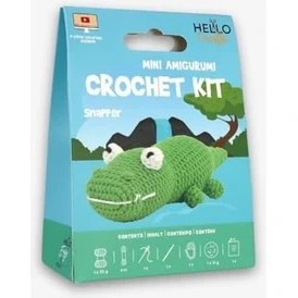 Resim Esranın Dünyası Mini Amigurumi Crochet Kit Snapper 