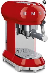 Resim SMEG 50's Style Retro Espresso Kahve Makinesi Glossy Red 