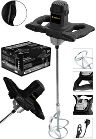 Resim JetVolt Profesyonel 1800W Devir Ayarlı Elektrikli Alçı Boya Ve Harç Karıştırıcı Mikser - Siyah 