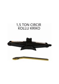 Resim Araba Kaldırma Oto Krikosu 1,5 Ton Makas Cırcır Otomatik Kriko 