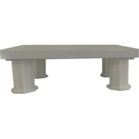 Resim Wooden Gold Monitör Stand Ekran Yükseltici - Beyaz 