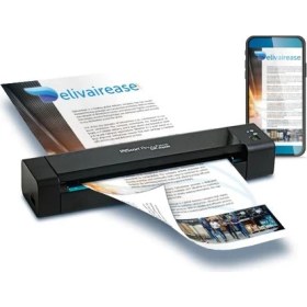 Resim Iriscan Irıscan Anywhere Belge Tarayıcı ve Pil: Taşınabilir Wifi Tarayıcı V6PRO, 15PPM Dubleks, Pdf Düzenleyici, USB Destekli, Word'e Tarama, Xls, Outlook'a Kartvizitler, Fotoğraf Tarayıcı, Winmac 