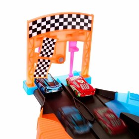 Resim Cars Karanlıkta Parlayan Yarışçılar Pist Seti HPD80 
