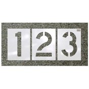 Resim Hayat Trafik Boyama Şablonu 0-9 Rakamları (10 Rakam) 25x50cm 