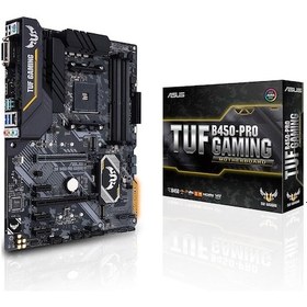 Resim Asus TUF B450-Pro Gaming AMD B450 4400 MHz (OC) DDR4 Soket AM4 ATX Anakart 