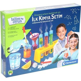 Resim Clementoni Erfa 64228 Bilim Ve Oyun - Ilk Kimya Setim / +8 Yaş 