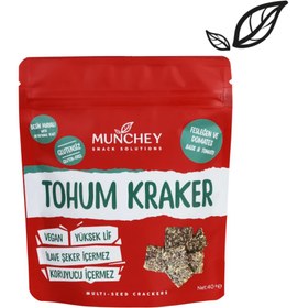 Resim MUNCHEY Domates Fesleğenli Tohum Kraker 40g 