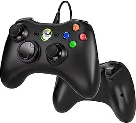 Resim Xbox 360, 2023 Gamepad Joystick için Kablolu Oyun Kolu, Xbox 360/Microsoft PC Windows 7/8/10 / XP için USB PC Denetleyici, 1 Adet 