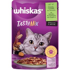 Resim Whiskas Tasty Mix Yaş Kedi Maması 85 G 