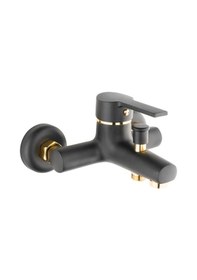 Resim Faumix Ema Siyah Gold Banyo Bataryası 