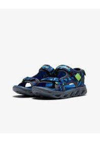 Resim Skechers Hypno - Splash Büyük Erkek Çocuk Mavi Işıklı Sandalet 400077L Bllm Mavi 