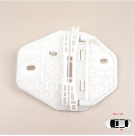 Resim Renault Clio 2 Thalia 1 Symbol 1 İçin Arka Sol Cam Kriko Plastiği 