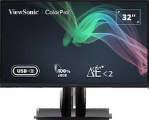 Resim ViewSonic VP3256-4K 32 IPS 4K UHD 3840x2160 PANTONE ONAYLI USB TIP-C 100 sRGB 