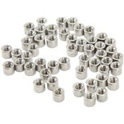 Resim Moveevo 50 Adet M3x0.5-6 L5mm 304 Paslanmaz Çelik Dikişli Silindirik Bağlantı Somunu Seti - Güvenli Birleşim İçin Ev, Makine Ve Boru Bakımı 