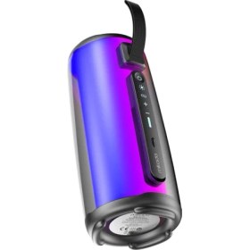 Resim Mikado Md-17bt Capella Siyah 10w 1 Rgb Mikrofonlu Transparan/Bt/Tf Kart/Aux/Usb Tws 1800 Mah Bataryalı Speaker 